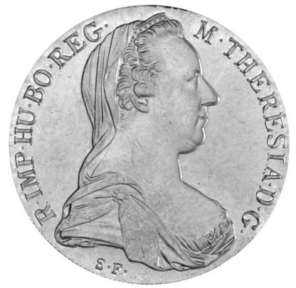 Maria Theresien Taler Silber Nachprägung 1780