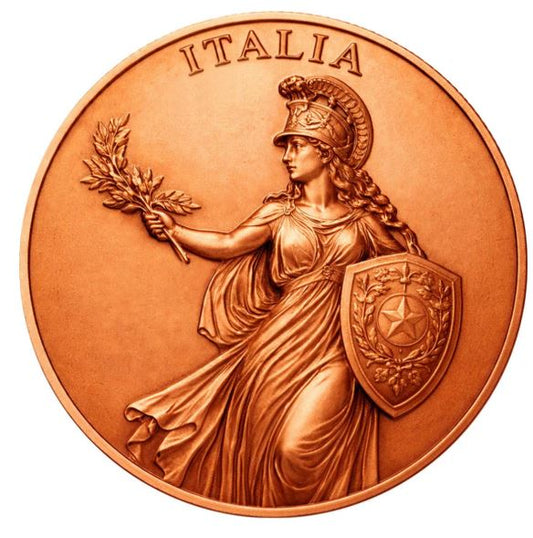 Italian Copper Bullion 2026 Kupfermedaille 1 oz Italia Motiv