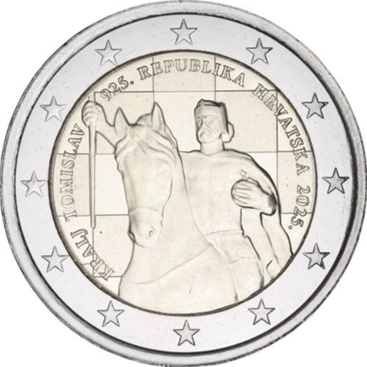 Kroatien 2€ 2025 - Krönung König Tomislav