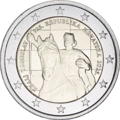 Kroatien 2€ 2025 - Krönung König Tomislav