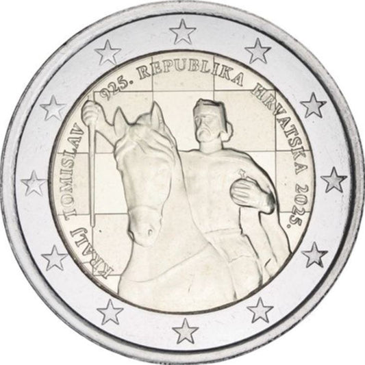 Kroatien 2€ 2025 - Krönung König Tomislav