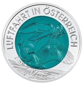 25 Euro Silber Niob 2007 Luftfahrt