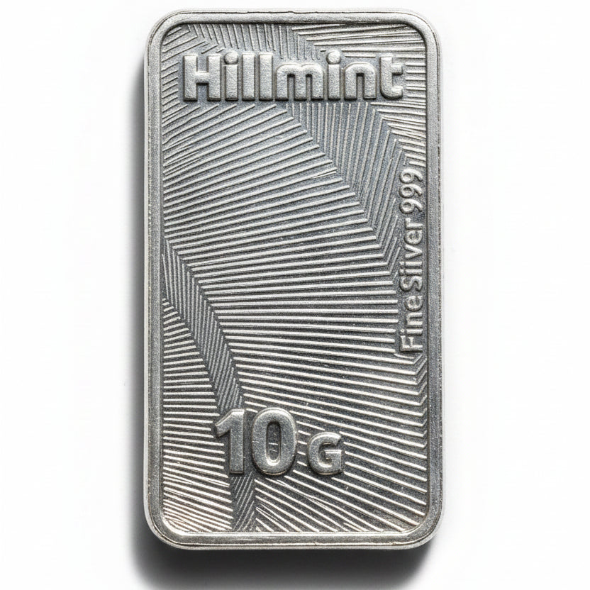Hillmint Silberbarren 10 g Fine Silver 999 Polen
