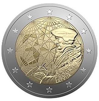 2 Euro Gedenkmünze 2022 Erasmus Programm bankfrisch