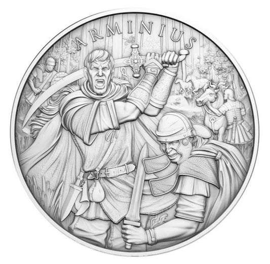 Legendary Warriors Arminius 1 Unze Silbermedaille