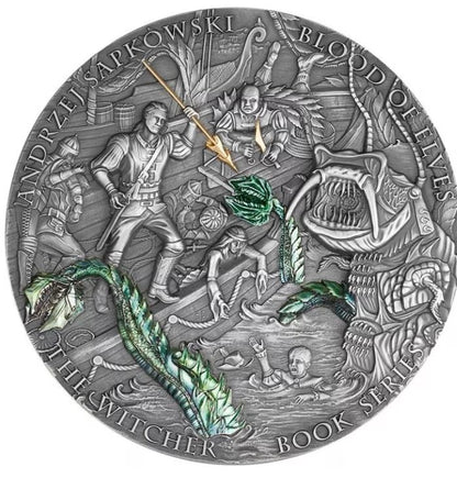 The Witcher Blood of Elves 2026 200 g Silbermünze Niue