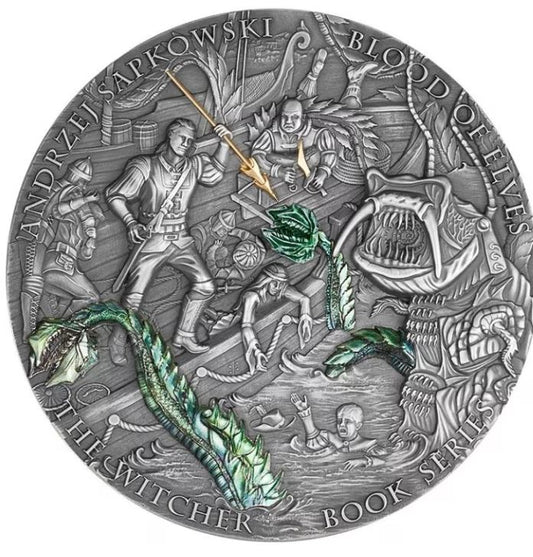 The Witcher Blood of Elves 2026 200 g Silbermünze Niue