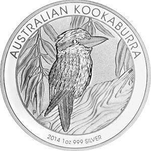 Australien Kookaburra 2014 1 Unze Silbermünze