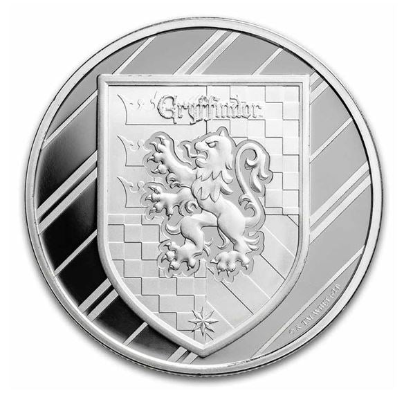 Harry Potter Gryffindor 1 oz Silbermedaille
