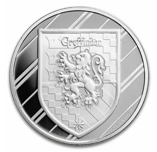 Harry Potter Gryffindor 1 oz Silbermedaille