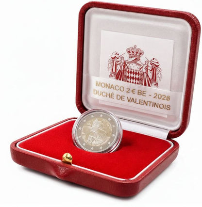 Monaco 2026 2 Euro Herzogtum Valentinois PP