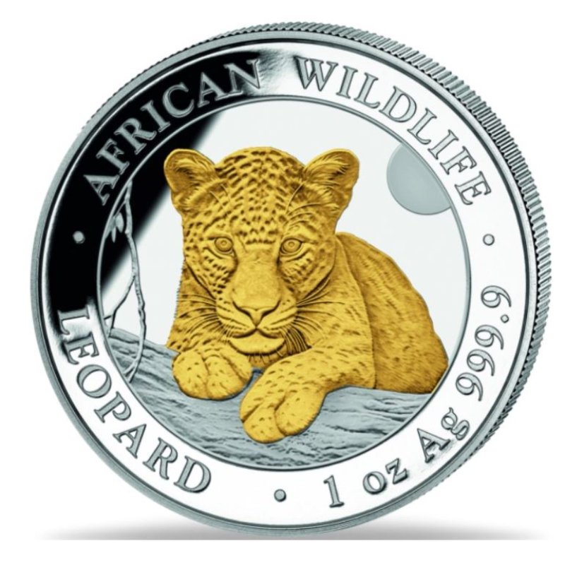 Somalia - Wildlife Leopard 2025 gilded