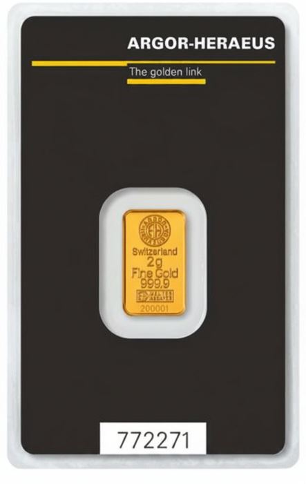 Goldbarren 2 Gramm Diverse