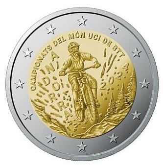 Andorra 2€ 2024 - Mountainbike WM