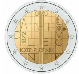 Slowenien 2 Euro 2022 Joze Plecnik 150 Jahre