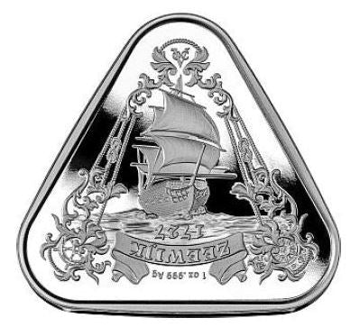 Australien 2021 Zeewijk Dreiecksmünze 1 oz Silber