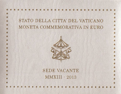 Vatikan 2€ 2013 - Sede Vacante im Folder