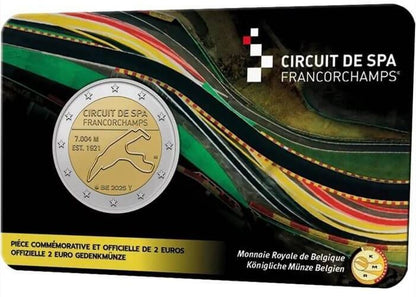 Belgien 2€ 2025 - Francorchamps CC FR