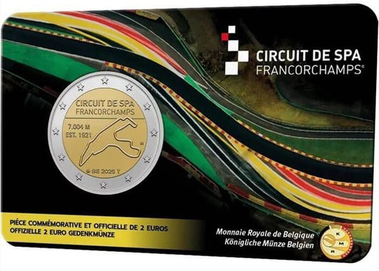 Belgien 2€ 2025 - Francorchamps CC FR