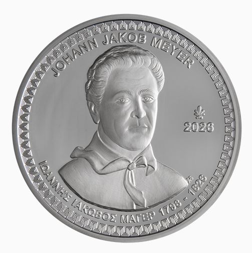 Johann Jakob Meyer 10 Euro Silbermünze Griechenland Proof