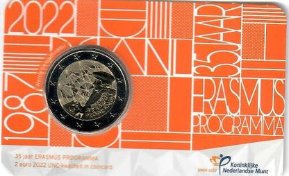 Niederlande 2€ 2022 - Erasmus Programm CC