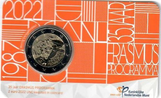 Niederlande 2€ 2022 - Erasmus Programm CC