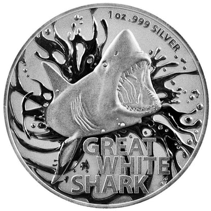 Australien 2021 Great White Shark 1 oz Silber