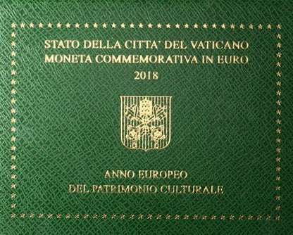 Vatikan 2€ 2018 - Kulturerbe
