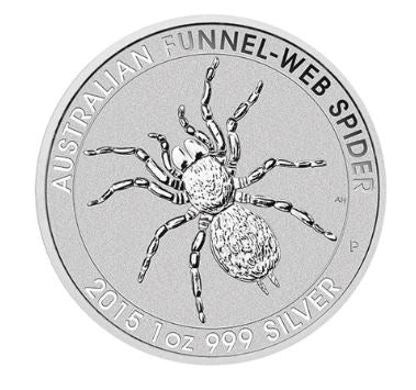 Australien Funnel-Web Spider 2015 1 Unze Silbermünze