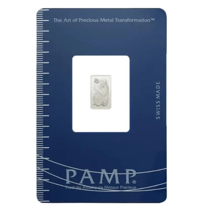 Schweiz - 1 g Palladium Barren PAMP Fortuna