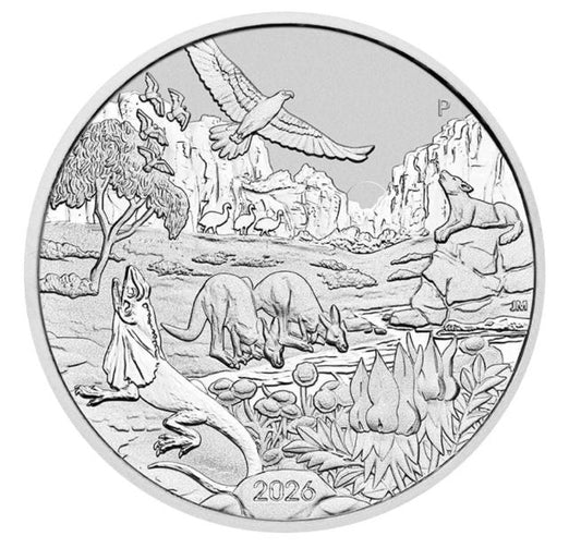 Australien Outback 2026 Silbermünze 1 oz Wonders of Australia