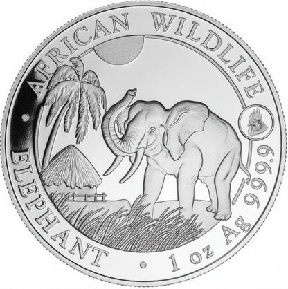 Somalia Elefant 2017 Hahn Privy Silbermünze