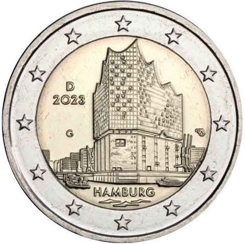 Deutschland 2€ 2023 - Elbphilharmonie A