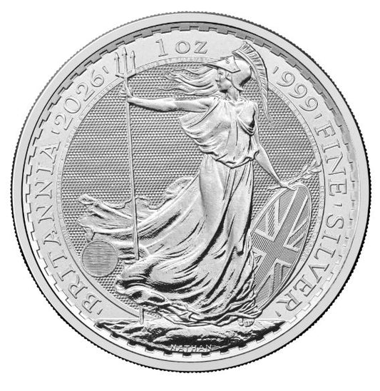 Britannia 2026 1 Unze Silbermünze König Charles III