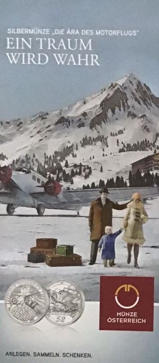 Österreich - Folder 2019 Die Ära des Motorflugs
