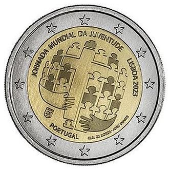 Portugal 2€ 2023 - Weltjugendtag Lissabon