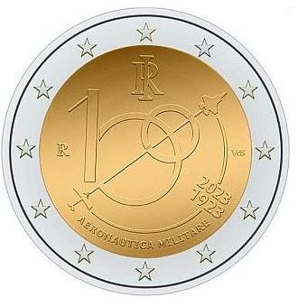 Italien 2€ 2023 - 100 Jahre italienische Luftwaffe