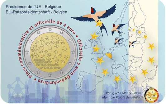 Belgien 2€ 2024 - EU Präsidentschaft CC FR