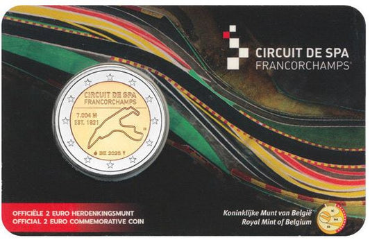 Belgien 2€ 2025 - Francorchamps CC NL