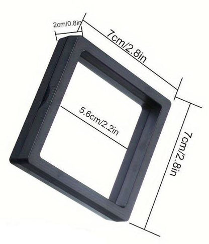 Schweberahmen Acryl schwarz 70x70mm