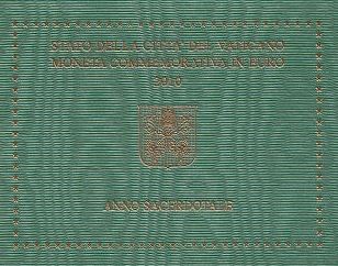Vatikan 2€ 2010 - Priesterjahr im Originalfolder