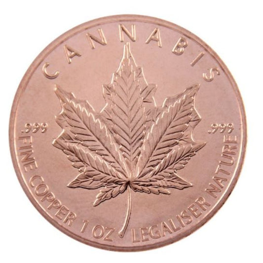 1oz Kupfer #84 USA GSM Cannabis