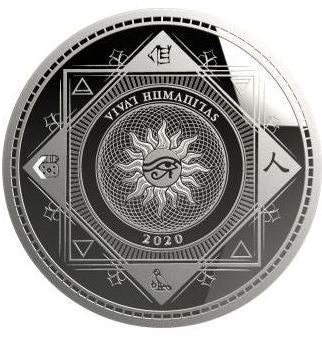 Tokelau Vivat Humanitas 2020 Silbermünze 5 NZ Dollar