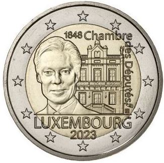 Luxemburg 2€ 2023 - Abgeordnetenkammer