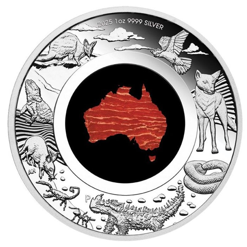 Australien - Great Southern Land Jaspis Einlage 2025
