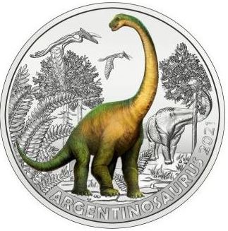 3 Euro Dinotaler 2021 - Argentinosaurus #9