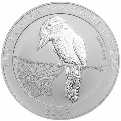 Australien Kookaburra 2008 Silbermünze 1 oz