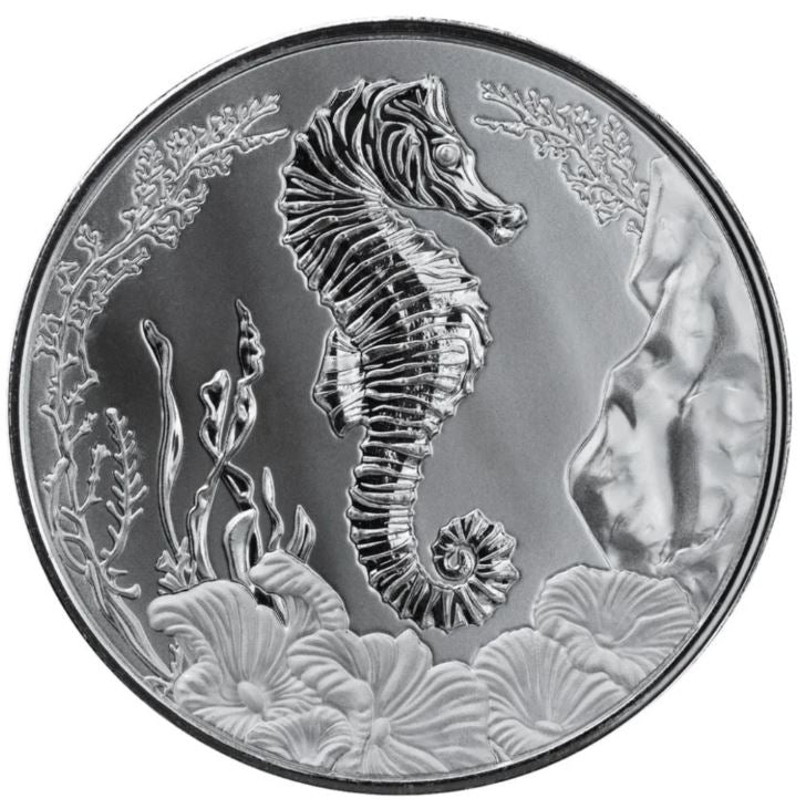 Samoa Seahorse 2025 1 oz Silbermünze