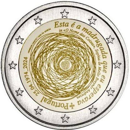 Portugal 2€ 2024 - 50 Jahre Nelkenrevolution