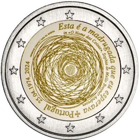 Portugal 2€ 2024 - 50 Jahre Nelkenrevolution